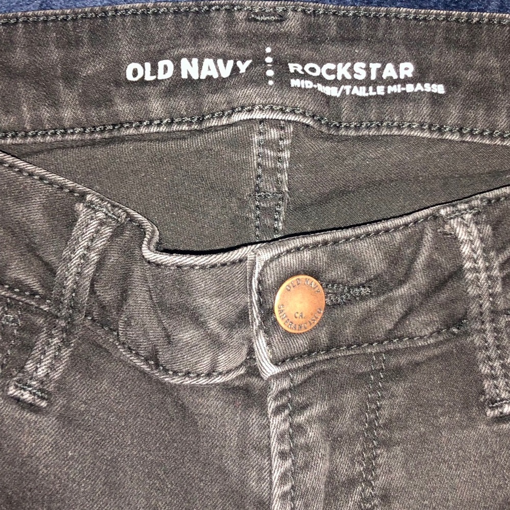 OLD NAVY-ROCKSTAR-MID RISE STRETCH JEAN
